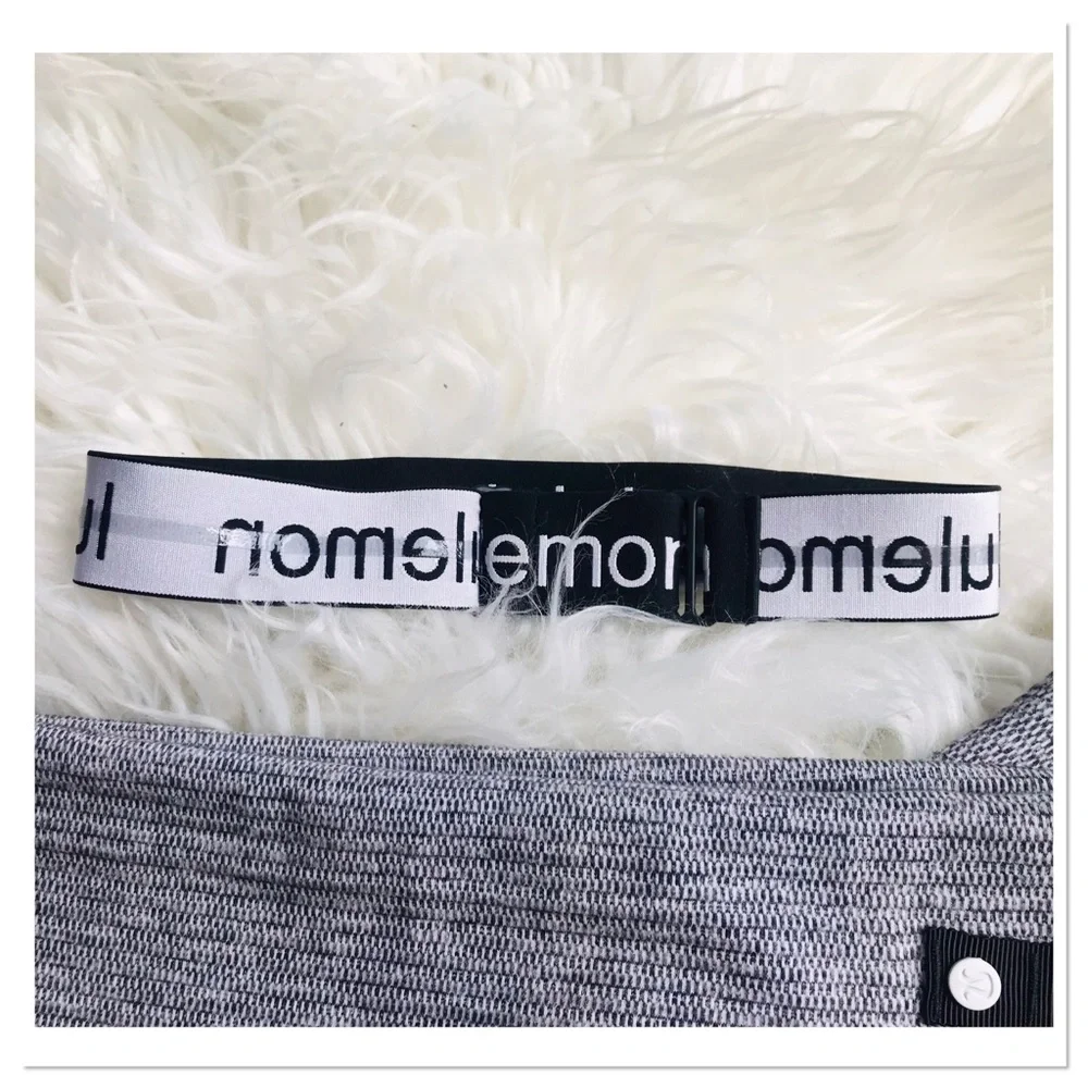 Lululemon Vinyasa Scarf Hold Your Own Headband Black White One Size